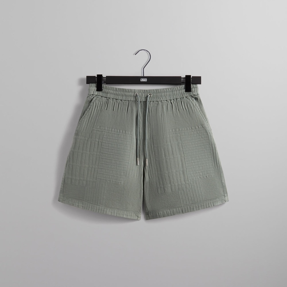 Kith Overdyed Patchwork Mason Short in Reverie Men’s Size Large Spring 2024.